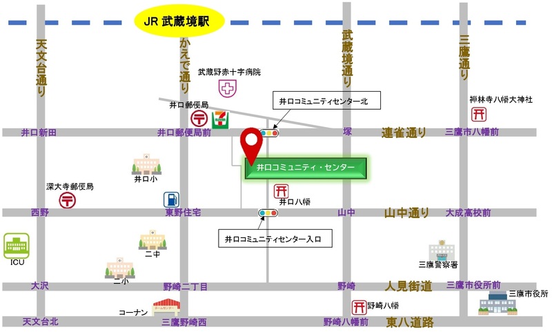 井口CC地図